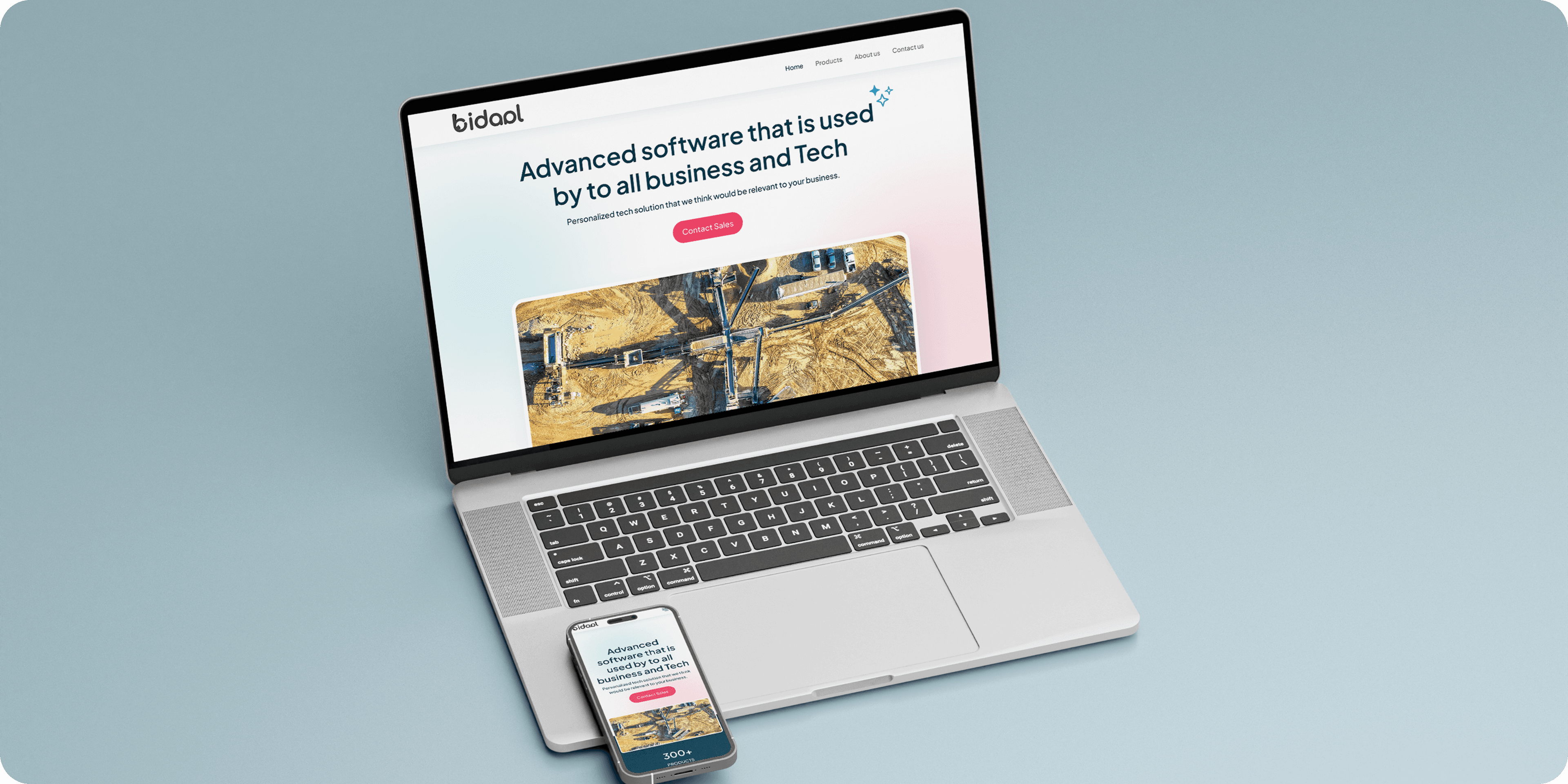 Bidaal Technologies website redesign challenge