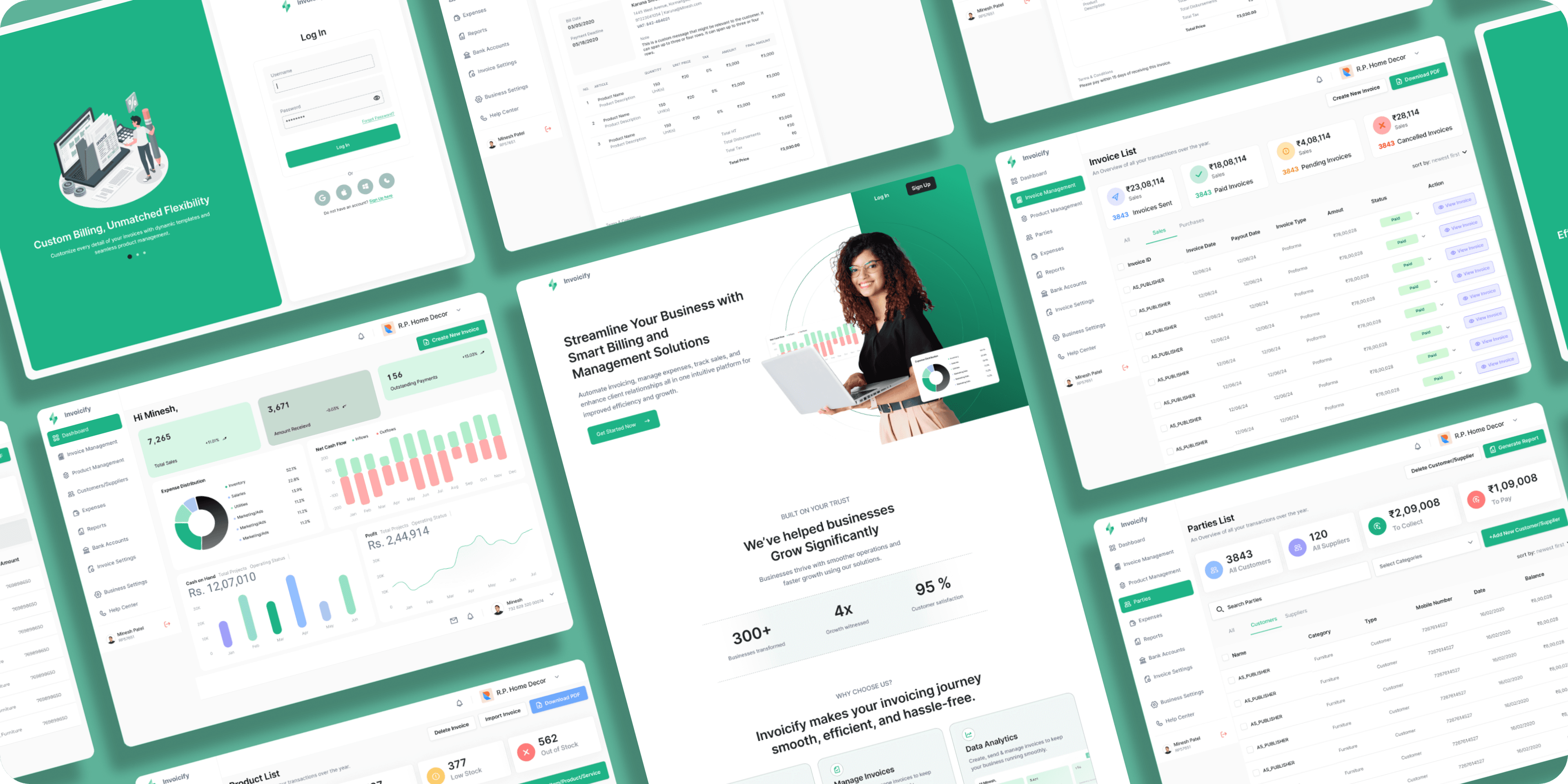 Invoicify project glimpse